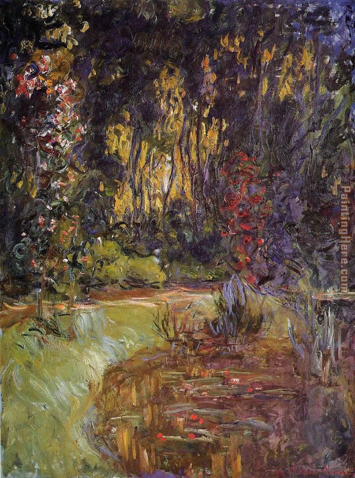 Claude Monet Water-Lily Pond at Giverny